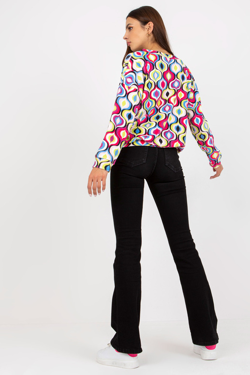 Roosa ja sinine veluur kapuutsiga...