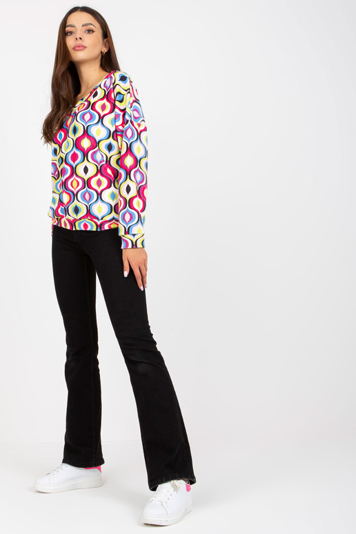 Roosa ja sinine veluur kapuutsiga...