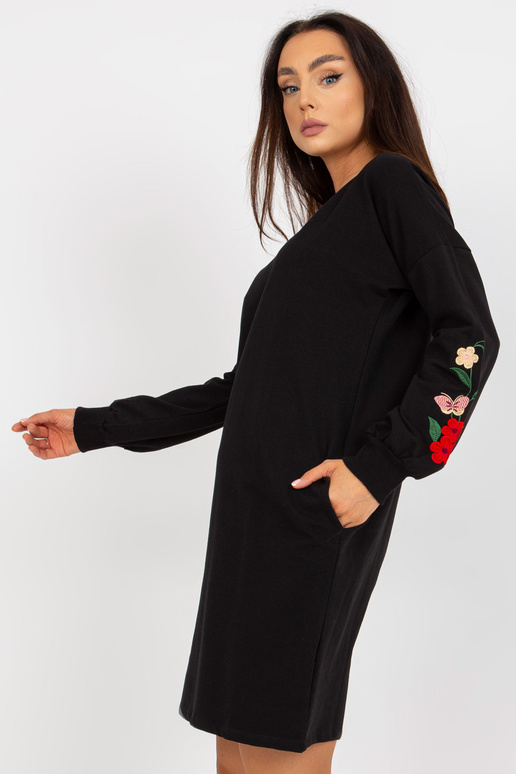 Must tikandi ja taskutega mini dressipluus RUE PARIS
