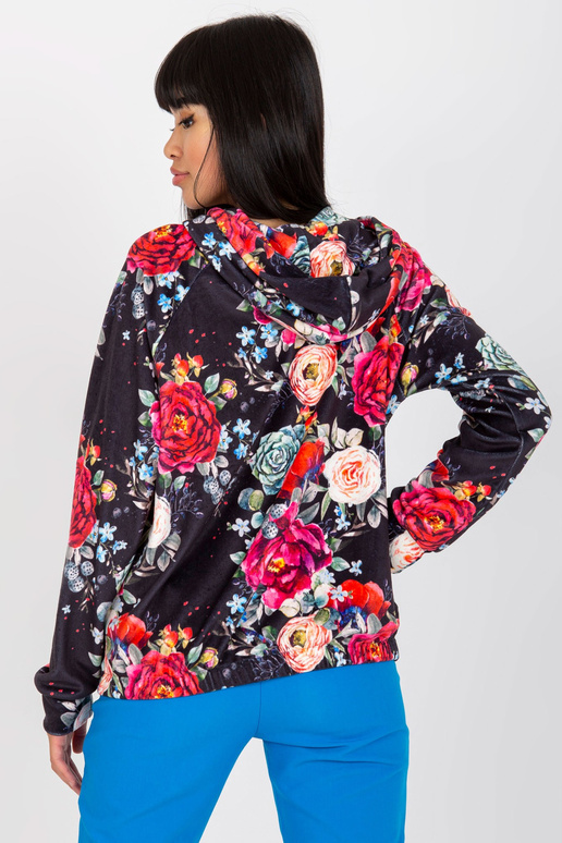 Must veluurist lilleline dressipluus...