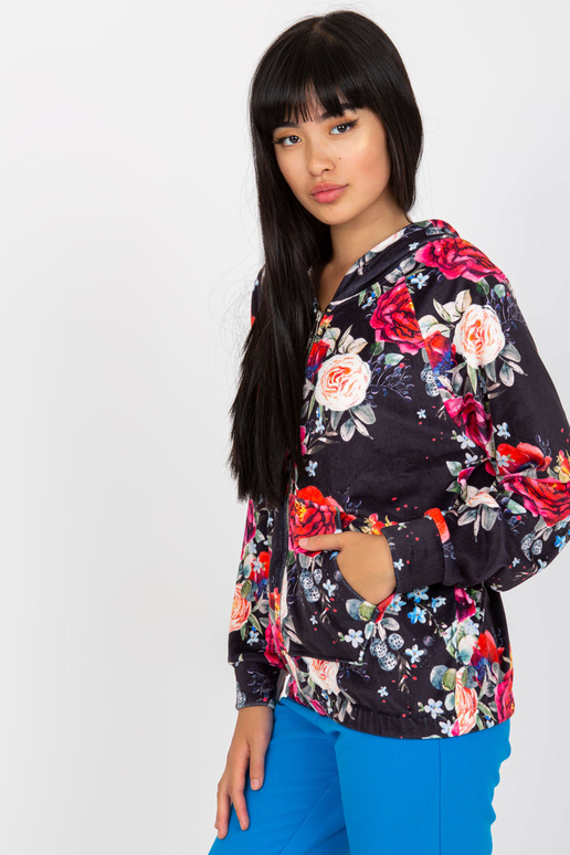 Must veluurist lilleline dressipluus...