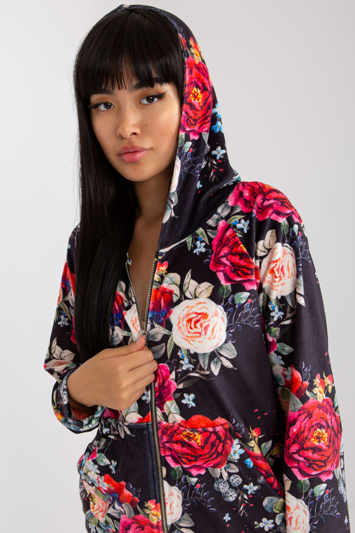 Must veluurist lilleline dressipluus...