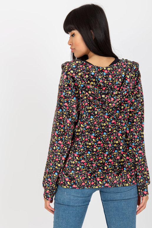 Must-kollane veluurist lilleline...