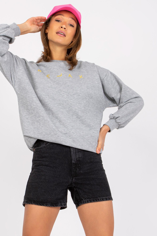 Hall melanž dressipluus Damiette kirjaga