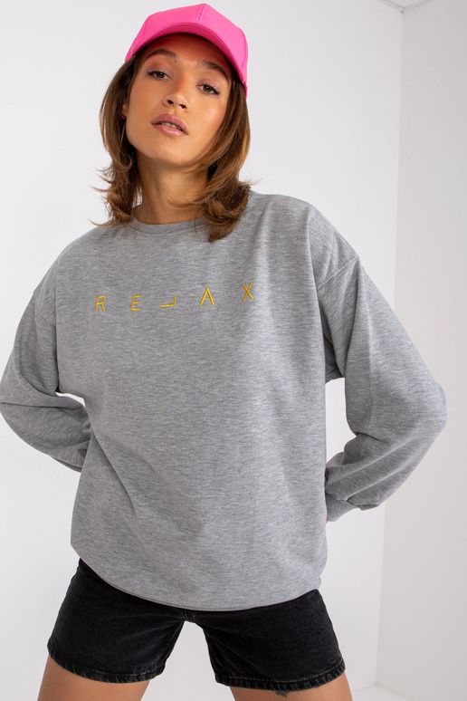 Hall melanž dressipluus Damiette kirjaga