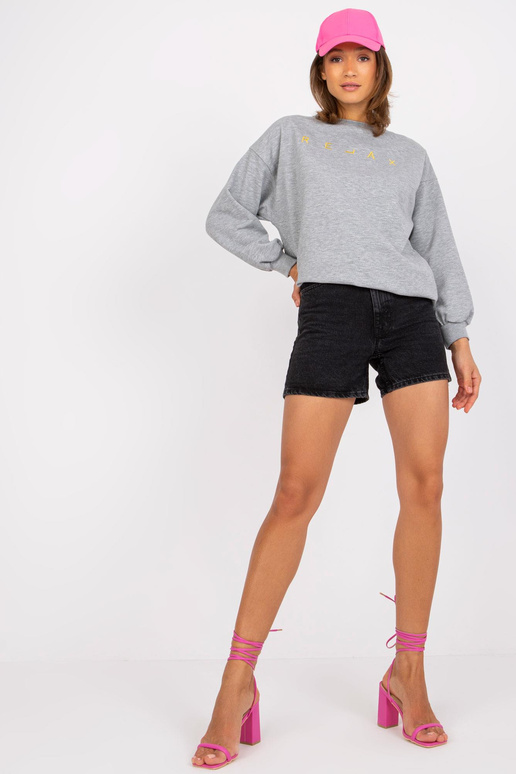 Hall melanž dressipluus Damiette kirjaga