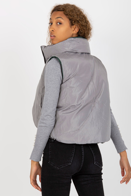 Tumeroheline lühike teppiga sulevest Tumeroheline lühike teppiga sulevest