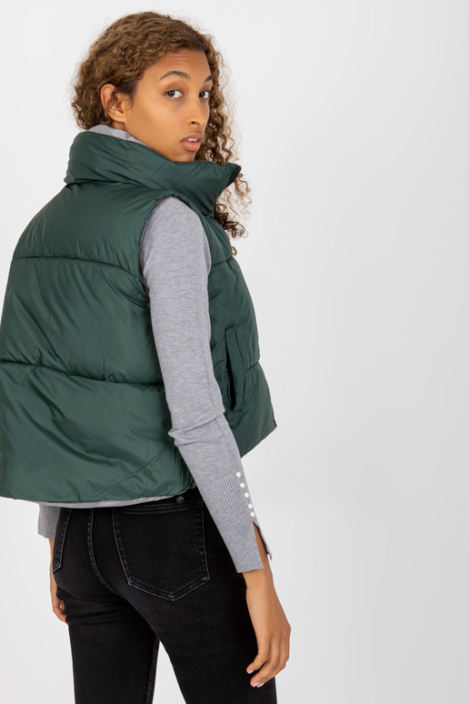 Tumeroheline lühike teppiga sulevest Tumeroheline lühike teppiga sulevest