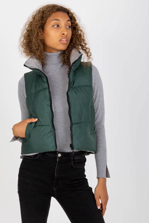 Tumeroheline lühike teppiga sulevest Tumeroheline lühike teppiga sulevest