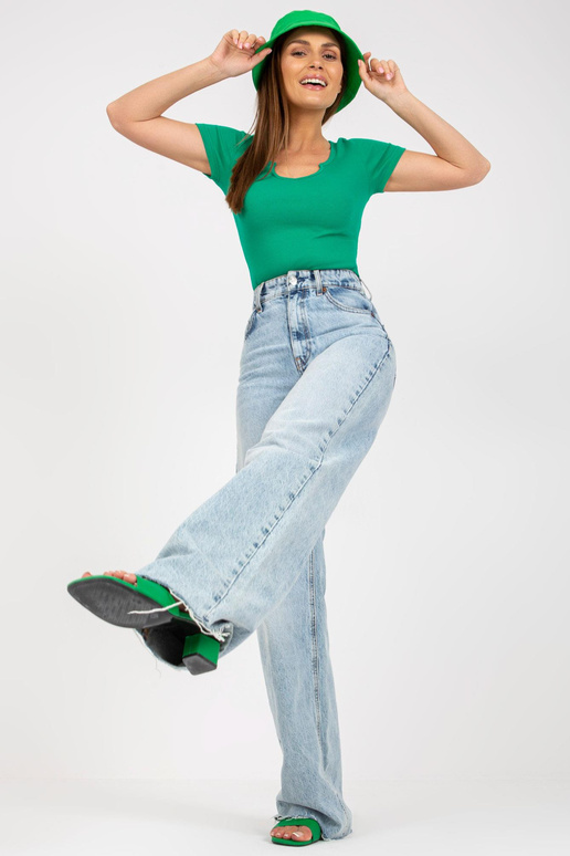 Roheline ribeni vabaaja pluus Rubeni...