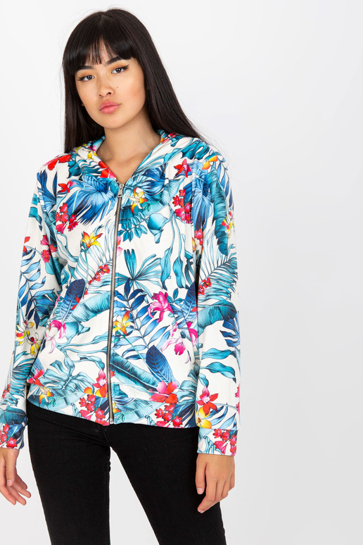 Valge ja sinine veluurist dressipluus...