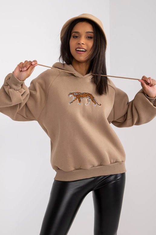 Beež naiste dressipluus Cotton Peggy