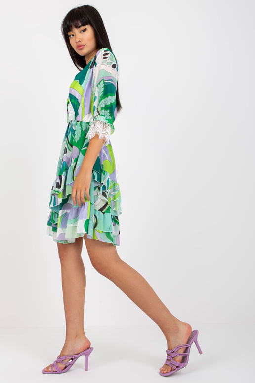 Roheline ja lilla volangide ja 3/4...