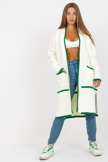 Ecru-roheline taskutega...