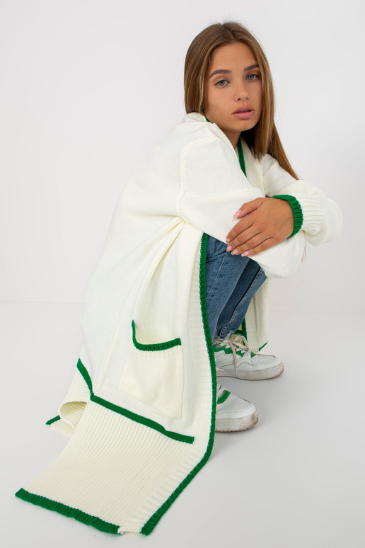 Ecru-roheline taskutega lahtine...