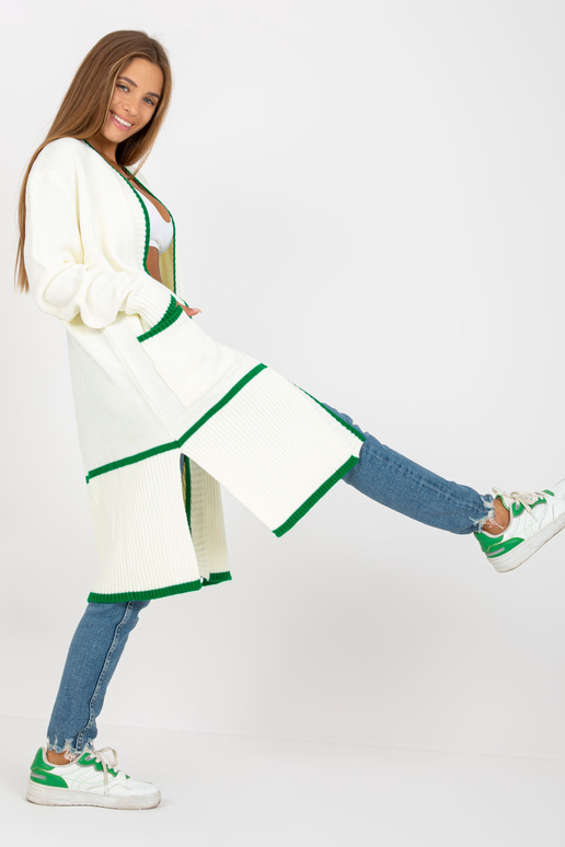 Ecru-roheline taskutega lahtine...