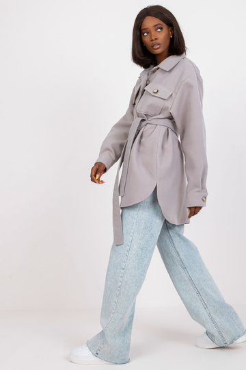 Hall pikk top särk vööga...