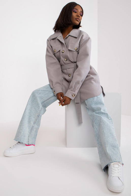 Hall pikk top särk vööga Olesia