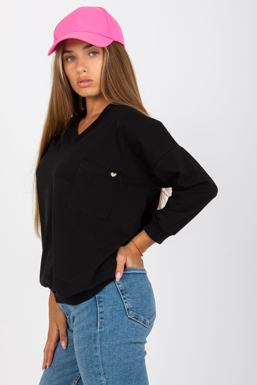 Põhiline must puuvillane 3/4...