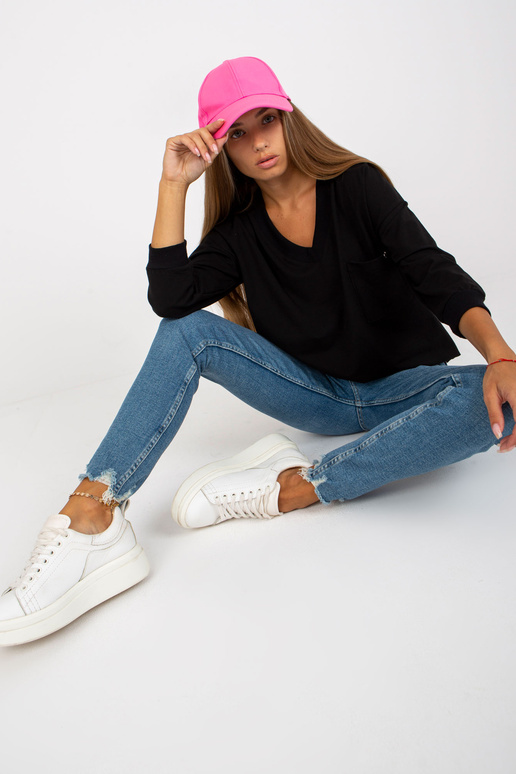 Põhiline must puuvillane 3/4...