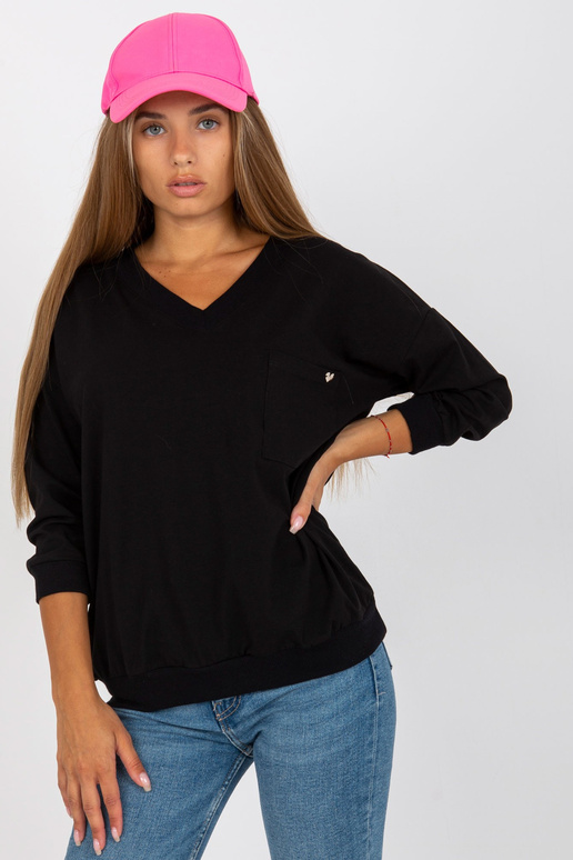 Põhiline must puuvillane 3/4...