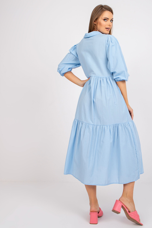 Helesinine puuvillane volangidega... Helesinine puuvillane volangidega...