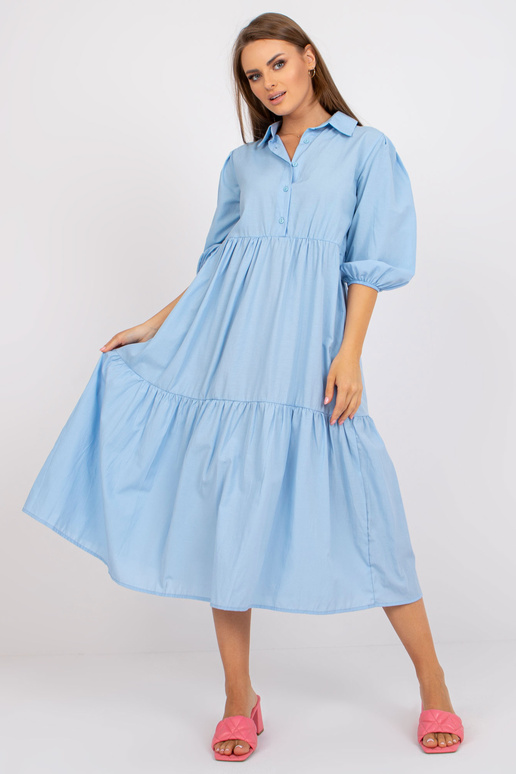 Helesinine puuvillane volangidega... Helesinine puuvillane volangidega...