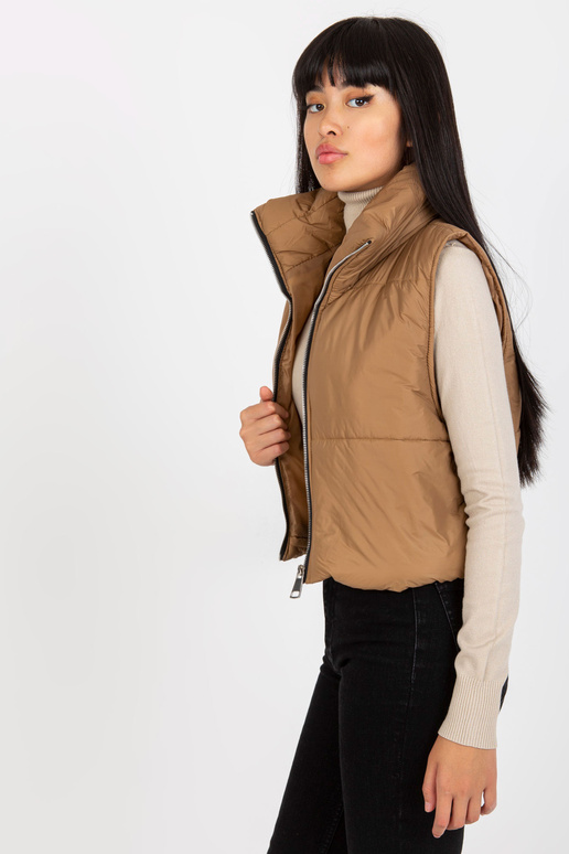 Helepruun tepitud sulevest OCH BELLA Helepruun tepitud sulevest OCH BELLA