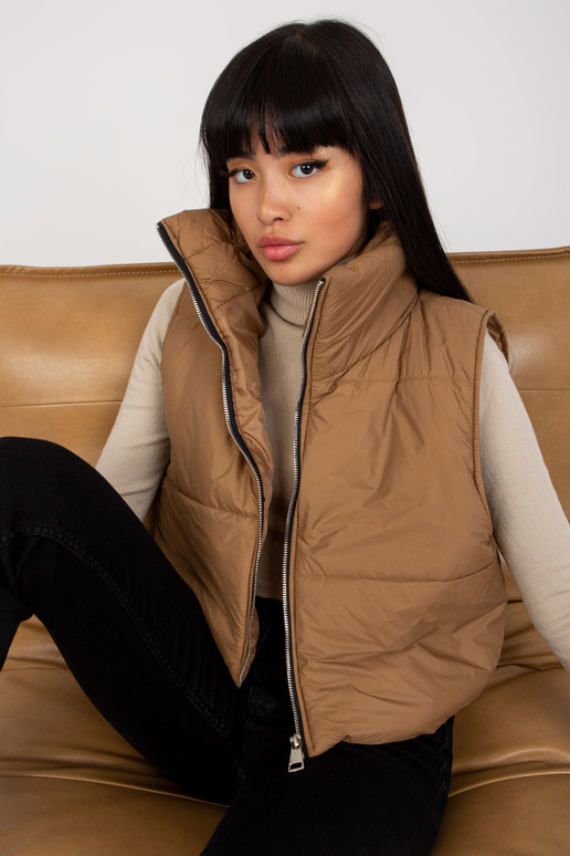 Helepruun tepitud sulevest OCH BELLA Helepruun tepitud sulevest OCH BELLA