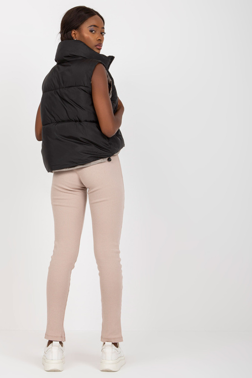 Must kahepoolne sulevest taskutega Must kahepoolne sulevest taskutega