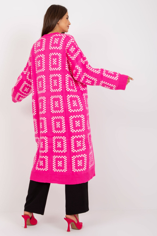 Fluo roosa avar kardigan RUE PARIS...