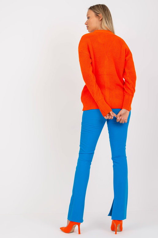 Oranž suurte nööpidega kardigan RUE...