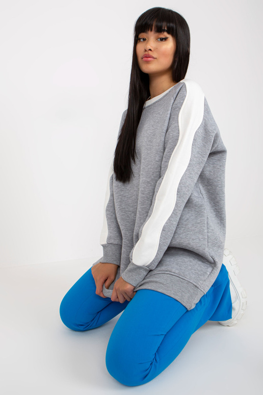 Halli ja valge dressipluusi tuunika...