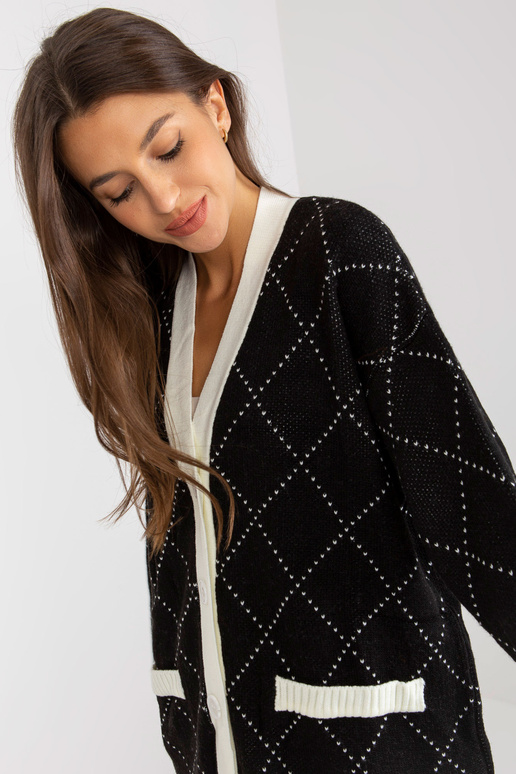 RUE PARIS Must lahtine kardigan