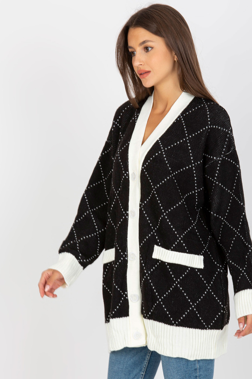 RUE PARIS Must lahtine kardigan