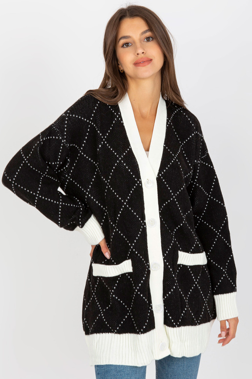 RUE PARIS Must lahtine kardigan