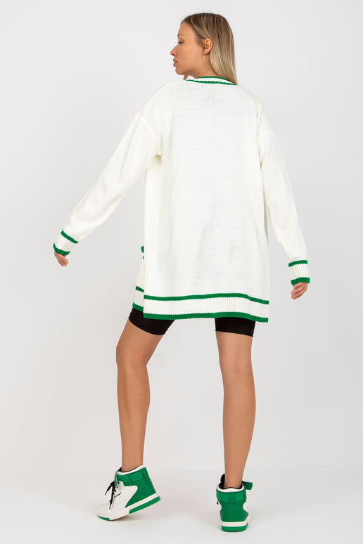 Ecru naiste taskutega kardigan RUE PARIS