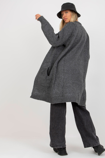 Tumehall pikk kardigan ilma...