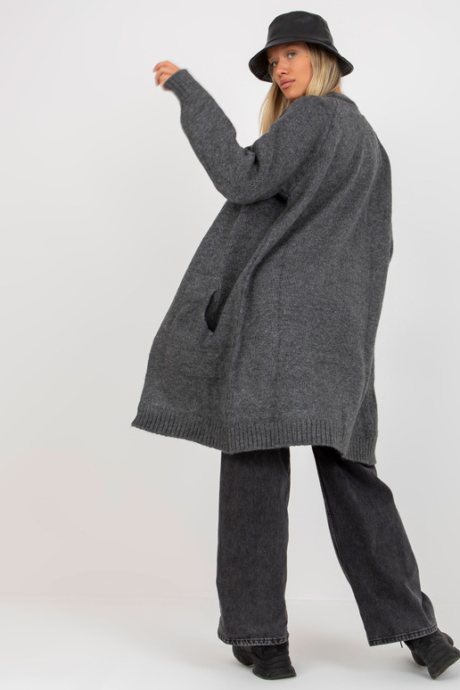 Tumehall pikk kardigan ilma...