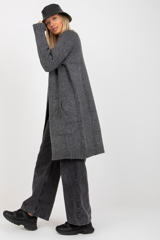 Tumehall pikk kardigan ilma...