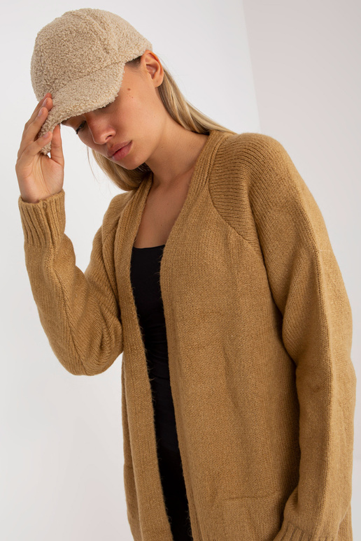 Kaameli pikk oversize kardigan RUE PARIS