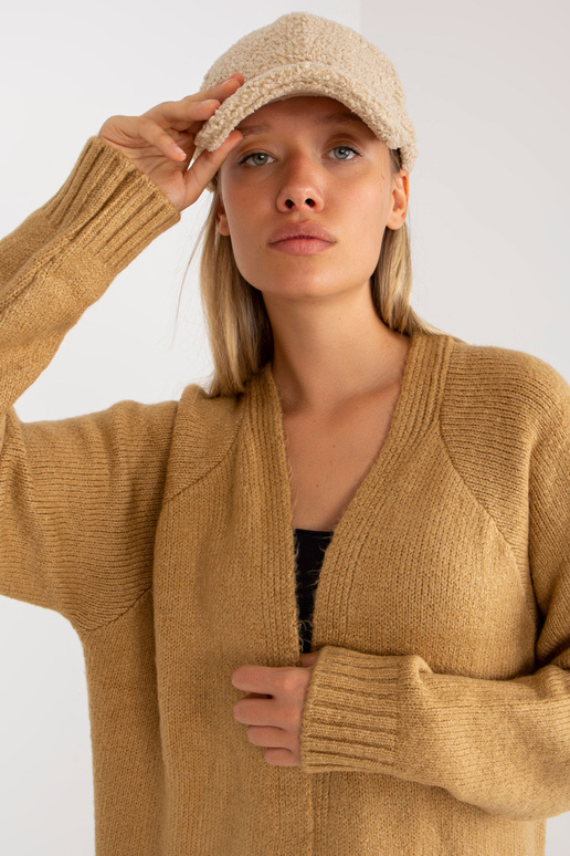 Kaameli pikk oversize kardigan RUE PARIS