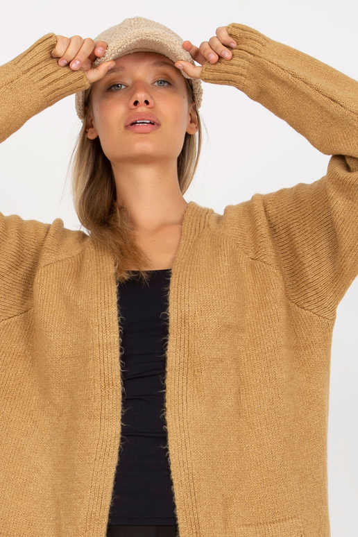 Kaameli pikk oversize kardigan RUE PARIS