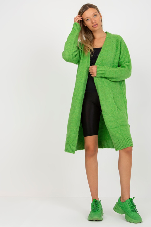 Heleroheline avar taskutega kardigan...