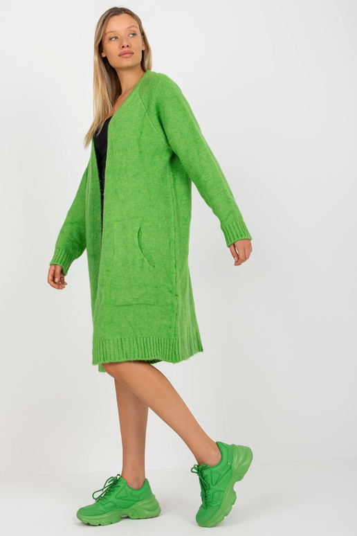 Heleroheline avar taskutega kardigan...