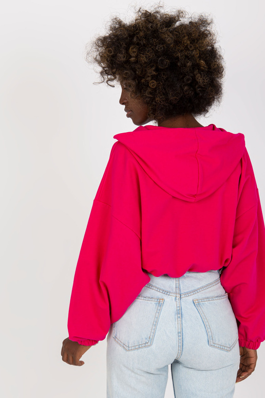 Fuksia värvi lihtne kapuuts RUE PARIS