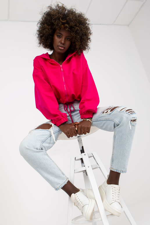 Fuksia värvi lihtne kapuuts RUE PARIS