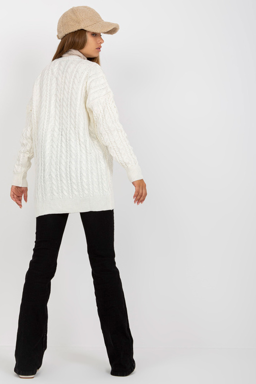 Ecru naiste palmikutega kardigan RUE...