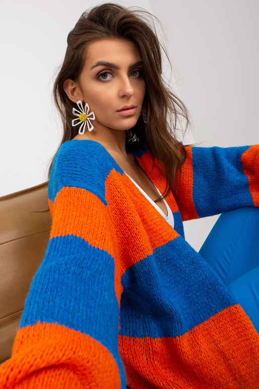 Sinine ja oranž naiste triibuline...