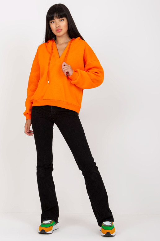 Oranž dressipluus põhi V-kaelusega